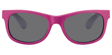 Girls Polaroid Eyeglasses: P0300 - Pink Camuflage Fuchsia - SpecSMART Eye Clinic (Front View)